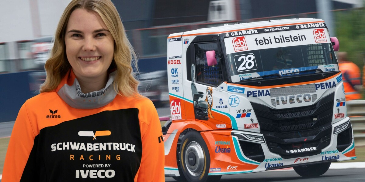Emma Mäkinenová pojede s IVECO S-WAY R na okruhu Nürburgring.